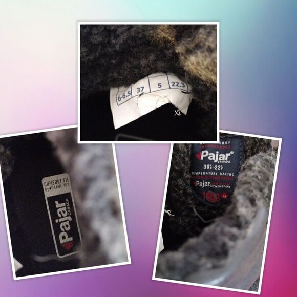 Pajar Boots Jeana Waterproof Insulated Suede Tan Snow Boot 6/6.5 - Picture 2 of 7